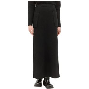 Max Mara, Dames, Rokken, Zwart, Maat: XS Wol,