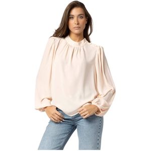 Kocca, Dames, Blouses & Shirts, Roze, Maat: L Zijde,