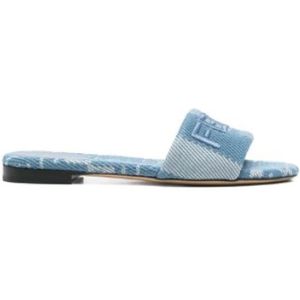 Fendi, Dames, Schoenen, Blauw, Maat: 36 EU