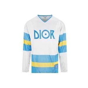 Dior Multicolor Topkleding Aw23 Longsleeve T-shirt , Multicolor , Heren , Maat: L