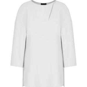 Emporio Armani - Overhemden - Grijs - Dames