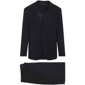 Giorgio Armani, Heren, Pakken, Blauw, Maat: L Wol,