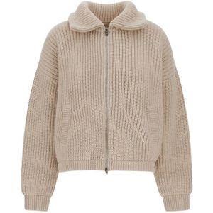 Herno, Dames, Truien, Beige, Maat: S Katoen,