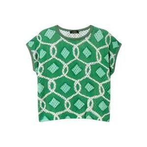 Twinset T-Hemden , Green , Dames , Maat: S