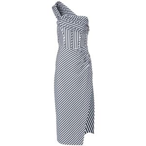 Carolina Herrera, Dames, Jurken, Veelkleurig, Maat: XS Katoen,