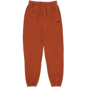 Vans, Dames, Broeken, Bruin, Maat: L Fleece,