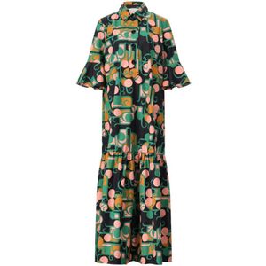 La DoubleJ, Dames, Jurken, Veelkleurig, Maat: S