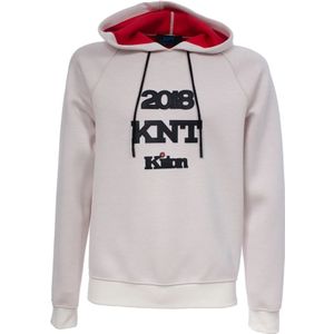 Kiton, Heren, Sweatshirts & Hoodies, Wit, Maat: M Katoen,