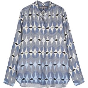 Lorena Antoniazzi, Dames, Blouses & Shirts, Veelkleurig, Maat: S Zijde,