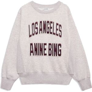 Anine Bing, Dames, Sweatshirts & Hoodies, Grijs, Maat: S Denim,