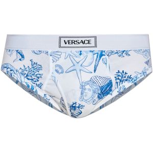 Versace, Heren, Ondergoed, Wit, Maat: 3XL Katoen,