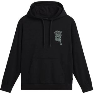 Vans, Heren, Sweatshirts & Hoodies, Zwart, Maat: M Katoen,