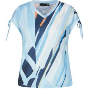 Rabe, Dames, Tops, Blauw, Maat: 3XL