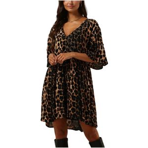 Alix The Label, Dames, Jurken, Bruin, Maat: XS