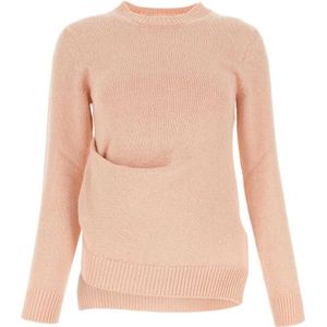 Jil Sander, Dames, Truien, Roze, Maat: 2XS Katoen,