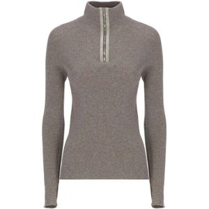 D.Exterior, Dames, Truien, Grijs, Maat: S Wol,