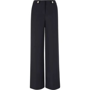 Giorgio Armani, Dames, Broeken, Zwart, Maat: XS