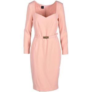Pinko, Dames, Jurken, Roze, Maat: L Poliester,