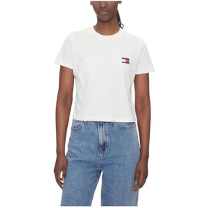 Tommy Hilfiger, Dames, Tops, Wit, Maat: XS Katoen,
