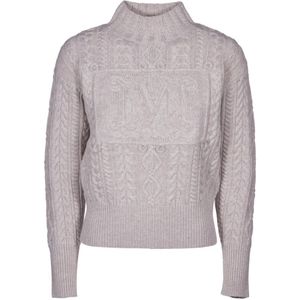 Max Mara, Dames, Truien, Grijs, Maat: XS Wol,
