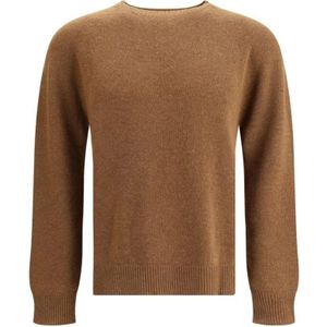 Jil Sander, Heren, Truien, Bruin, Maat: M Wol,