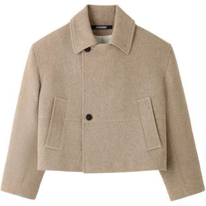 Jacquemus, Heren, Jassen, Bruin, Maat: L Katoen,