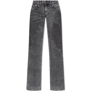 Diesel, Dames, Jeans, Grijs, Maat: W25 Katoen,