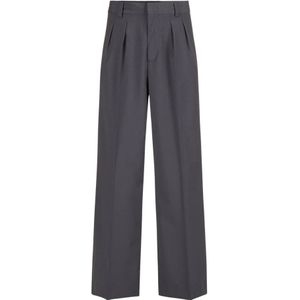 Iceberg, Heren, Broeken, Grijs, Maat: M Wol,