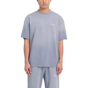 Represent, Heren, Tops, Blauw, Maat: L Katoen,