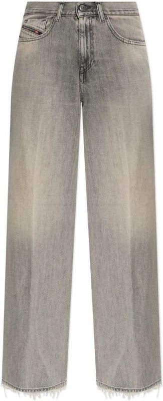 Diesel, Dames, Jeans, Grijs, Maat: W23 Katoen,