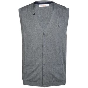 Sun68, Heren, Jassen, Grijs, Maat: L