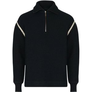 Maison Margiela, Heren, Truien, Zwart, Maat: L