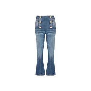Balmain Bootcut denim jeans , Blue , Dames , Maat: S