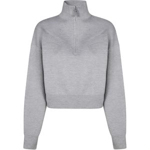 Victoria Beckham, Dames, Truien, Grijs, Maat: L Wol,