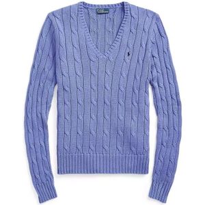 Polo Ralph Lauren - Trui - Navy / Lichtblauw - V-hals - Lange Mouw