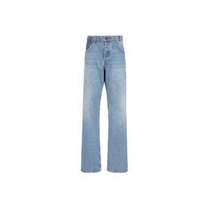 Balmain Rechte jeans , Blue , Heren , Maat: W33