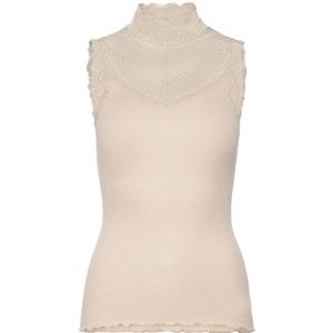 Rosemunde, Dames, Tops, Beige, Maat: L Katoen,