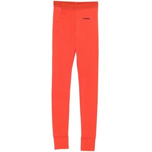 Jil Sander, Dames, Broeken, Rood, Maat: XS Wol,
