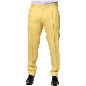 Dolce & Gabbana, Heren, Broeken, Geel, Maat: L
