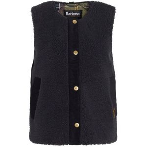 Barbour, Dames, Jassen, Zwart, Maat: XS Poliester,