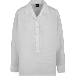 Aspesi, Dames, Blouses & Shirts, Wit, Maat: M