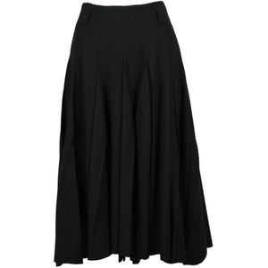 Prada, Dames, Rokken, Zwart, Maat: XS Wol,
