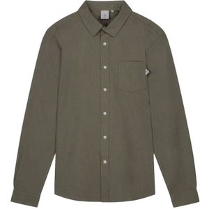 LAW OF THE Sea, Heren, Overhemden, Groen, Maat: XS Viscose,