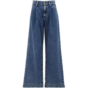 Cycle, Dames, Jeans, Blauw, Maat: W25 Denim,