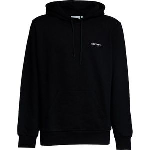 Carhartt Wip, Heren, Sweatshirts & Hoodies, Zwart, Maat: L Katoen,