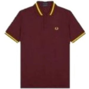 Fred Perry, Heren, Tops, Rood, Maat: XS Katoen,