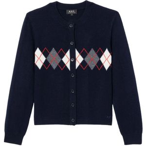 A.p.c., Dames, Truien, Blauw, Maat: S Wol,