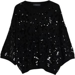 Kaos, Dames, Blouses & Shirts, Zwart, Maat: S Wol,