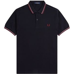 Fred Perry, Heren, Tops, Blauw, Maat: XL Katoen,