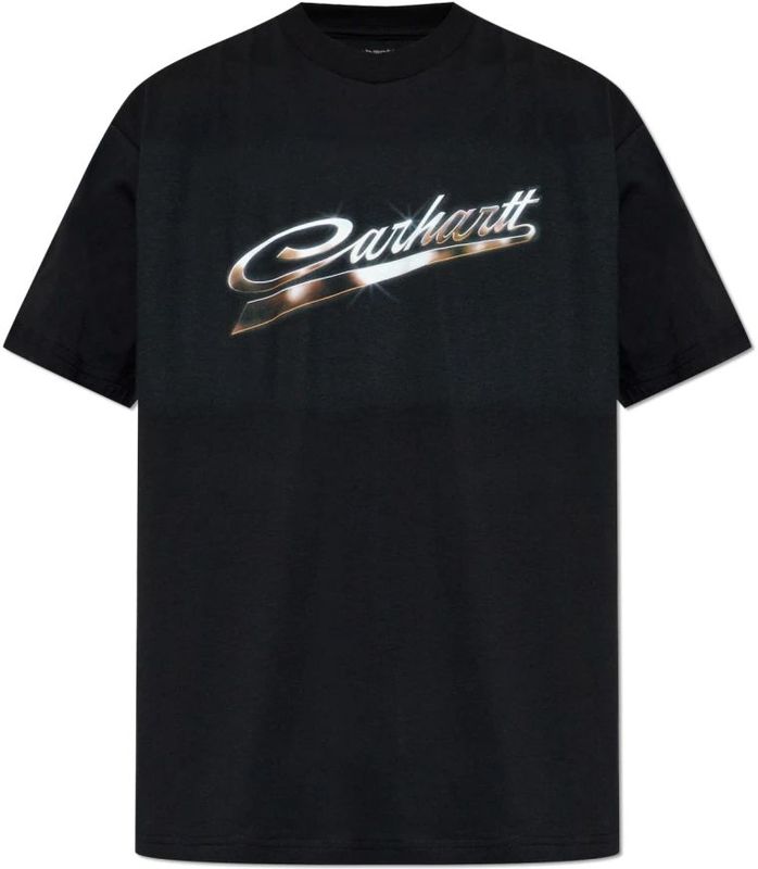 Carhartt Wip, Heren, Tops, Zwart, Maat: S Katoen,